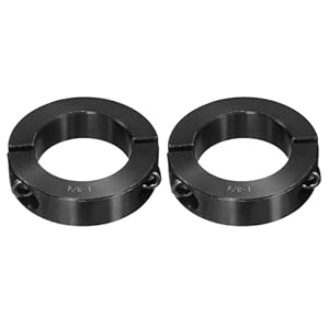 Sourcing Map Doppelter geteilter Schaftkragen, 2 Stück