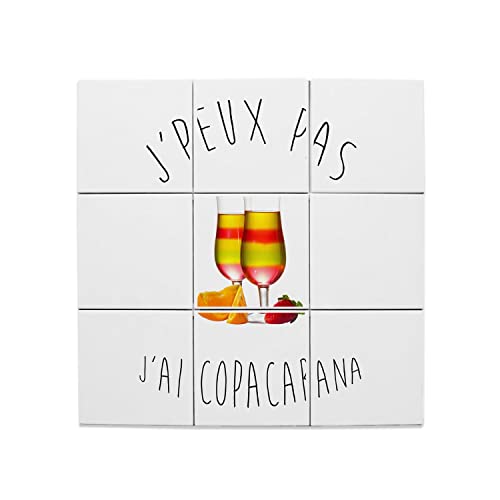 Carreaux Céramique Humour 60x60 cm pour décorer un coin bar convivial chez soi