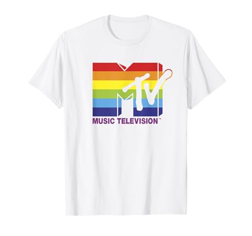 MTV Rainbow Pride Logo T-Shirt