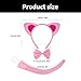 Unique Animal Ear Headbands For Costume Parties Soft Plush Cosplay Funny Headband Cosplay Hair Accessories Hairpieces Fashionable White Ears