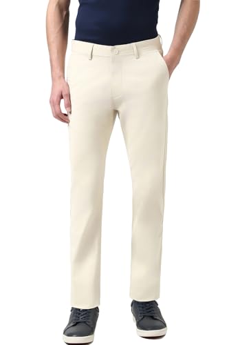 Image of Peter England Men's Slim Casual Pants