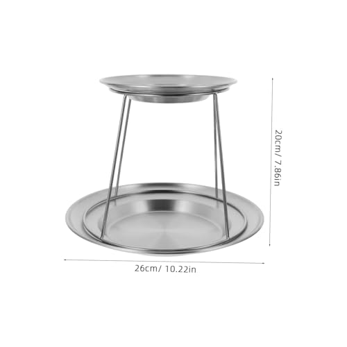Support à desserts stable en acier inoxydable pour organiser un buffet de fête - 3