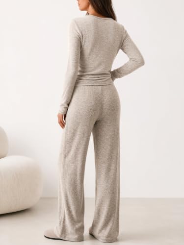 Trendy Queen Womens 2 Piece Outfits 2026 Fall Fashion Matching Lounge Sets - image 4