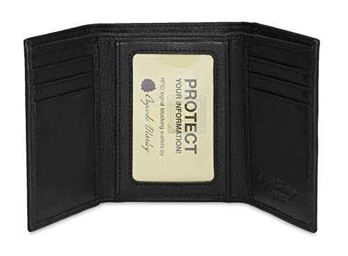 RFID Double ID Trifold-Black