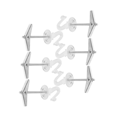 ULTECHNOVO 6 Stück Teiliges Metall Hängehaken für Decke Faltbare Blumenampelhalter für Pflanzgefäße Vielseitige Outdoor Pflanzenaufhänger für Blumentöpfe Vogelhäuser und Windspiele Robuste