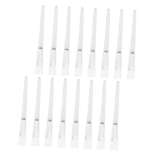 Alipis 16 Piezas Cepillo para Mascarilla Facial Aplicador de Mascarilla de Barro Herramienta de Belleza Hogar de Cepillos Faciales Suave para Mujeres de Cristal