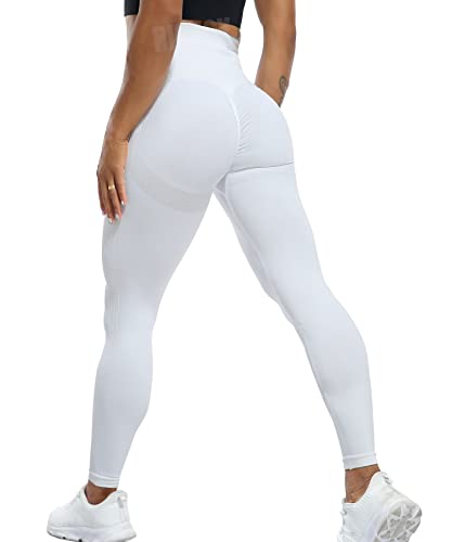 RIOJOY Scrunch Butt Leggings Damen High Waist Seamless Push Up Booty...