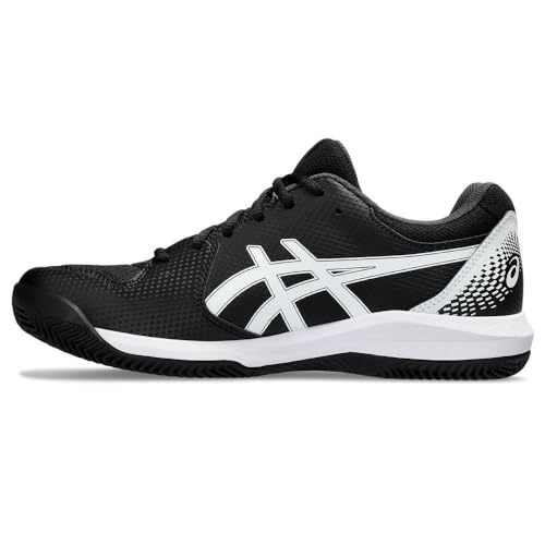 Tênis ASICS Gel Dedicate 8 Clay (Saibro) Masculino Preto e Branco Modelo 2023 (br_footwear_size_syst