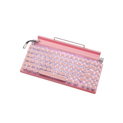 ZVTU �L�[�{�[�h ���J�j�J�� �� LED �o�b�N���C�g �^�C�v���C�^�[�� ���� ����p ���g���ȃf�U�C�� �ی^�L�[�L���b�v�� �l�ԍH�w�f�U�C�� 83�L�[ �Q�[�~���O�ƃI�t�B�X�Ɖƒ�p (�s���N)