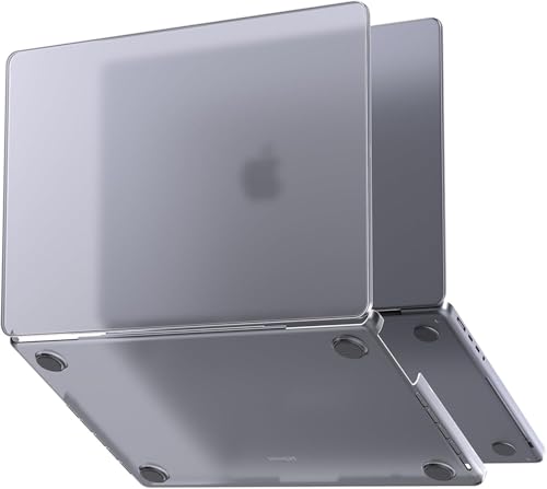 Image of YellowCult Premium Crystalline Sand Hard Shell MacBook Cover 14 inch Case Compatible MacBook Pro 2025, 2024, 2023, 2022-21 Model M4 M3 M2 M1 A3112 A3185 A3401 A2918 A2992 A2779 A2442 Grey
