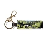 Simple et pratique : les porte-clés sont parfaits pour ranger et organiser vos clés personnelles, y compris les clés de maison et de voiture pour un usage quotidien. Le porte-clés en cuir souple peut être transporté sans crainte de collision avec d'autres articles et d'endommager la qualité du cuir.