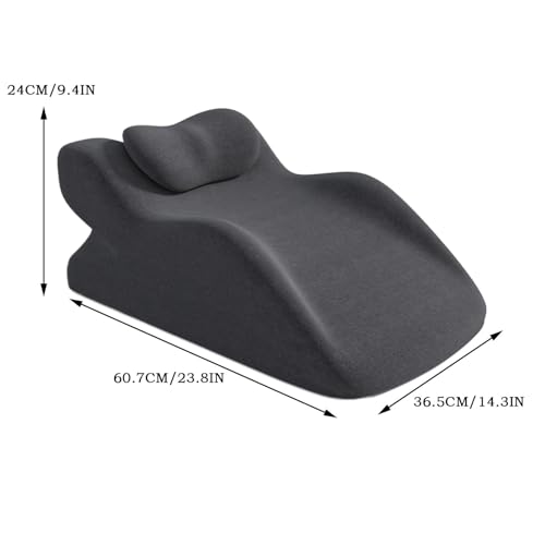 Almohada de elevación de piernas, cojín ergonómico antideslizante, almohada multifuncional cómoda para leer y descansar, ideal para apoyo y recuperación de piernas