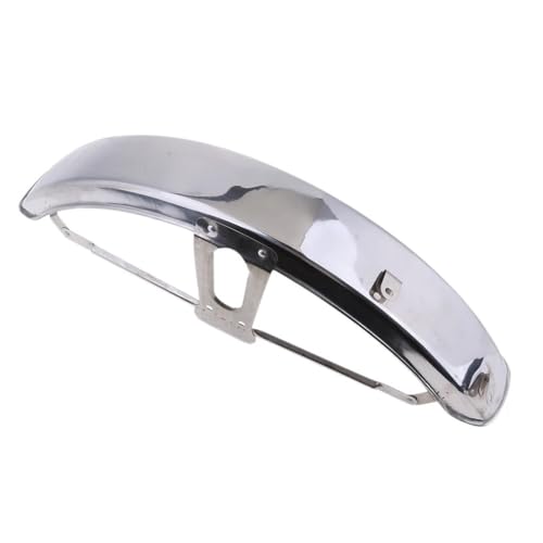 Extension ailes moto pour rouler sous la pluie : garde-boue chromé JH70 en acier