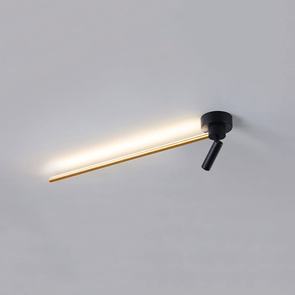 Foco De Techo Focos De Aluminio Montados En Superficie, Iluminación De Imagen De Marco, Lámpara De Espejo De Tocador De Baño Ajustable, Focos Giratorios De Pared for Pasillo De Galería(63cm)