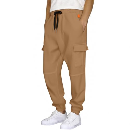 Vhersily Pantalones de hombre cargo con bolsillos de trabajo elásticos elegantes pantalones militares con múltiples bolsillos cremallera fina combate impermeable táctico invierno Streetwear, deportivo