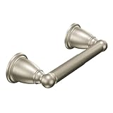 Moen YB2208BN Brantford Double Post Spring-Loaded Toilet Paper Holder, Brushed Nickel