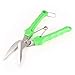 Aexit Stainless Steel Hand Tools Blade Green Plastic Coated Handle Industrial Bent Shears & Scissors Scissors Shears