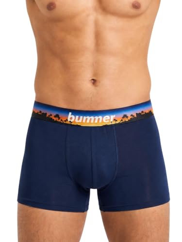 Image of Bummer Printed Micro Modal Trunks Underwear for Men - Ultra Soft & Breathable, 3 Times Softer Than Cotton, Anti-Bacterial, Stretchable for Ultimate Comfort & Style, Pack of 1 (A Shark Tank Product)