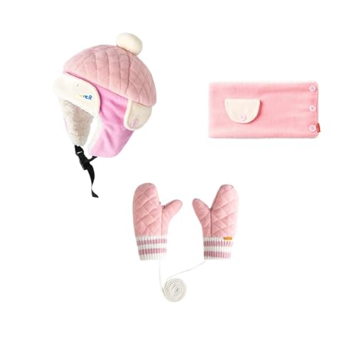 Ensemble d'hiver bonnets respirants écharpes et gants chauds pour extérieur