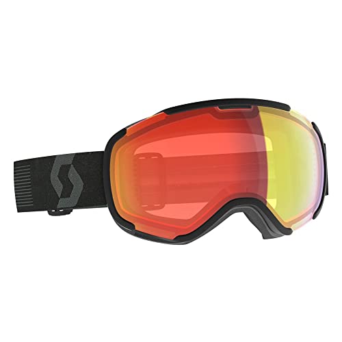 Lunettes de ski Scott Faze II noir minéral avec verre miroir bleu chrome taille unique