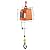 DAERNA Electric Hoist, 2 in 1 Electric Hoist Winch, 110V 1100LBS Power Winch Crane with Wire or Wireless Remote Control, for Factories, Warehouses, Garages, Etc