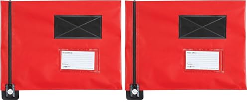 Image of GoSecure Flat Mailing Pouch 286x336 mm Red FP7R (Pack of 2)