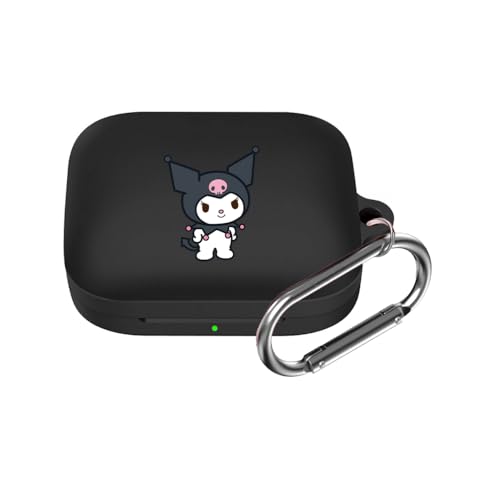 Image of WELCROS Soft Silicone Case Cover Compatible for Realme Buds Air 7 | 7 Pro (Kuromi, Cartoon)