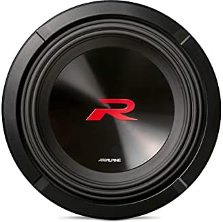 Alpine R2-W10D4 10" Subwoofer Dual 4 Ohm with Harmony HA-A400.1 Mono Amp Alternate view