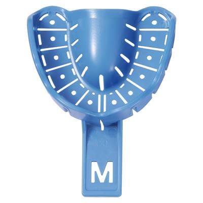 InstruDent EiTi Dental Implant Impression Trays β Pack of 10 | Autoclavable Stainless Steel | Removable Segment for Customization | Smooth Edges for Patient Comfort 1