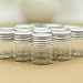 ocpcrn Glass Test Tubes with Cork Stoppers,Glass Bottles With Aluminum Caps 21x30x40mm 15ml Pack Of 12