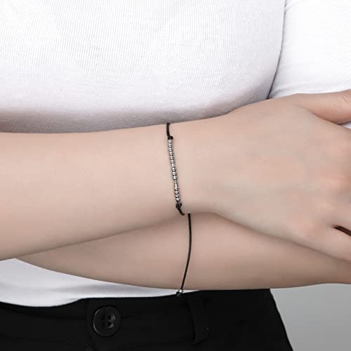 Image of morniface Morse Code Bracelets for Women, Inspirational Gifts Jewelry Girls Birthday Graduation Gifts for Her Best Friends