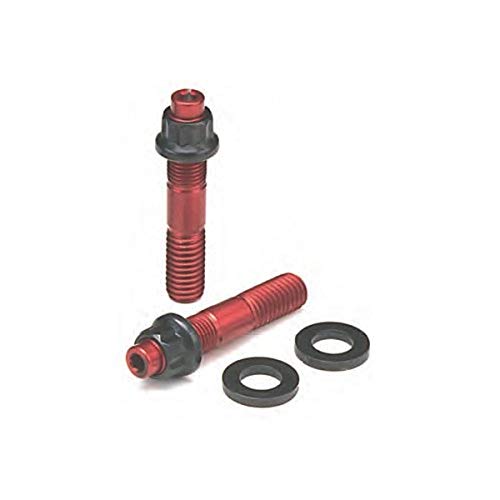 Image of ARP 100-0602 Red Anodized Aluminum 7 /16 inch Diameter 2.500 inch OAL 12-Point Break-Away Blower Stud Kit