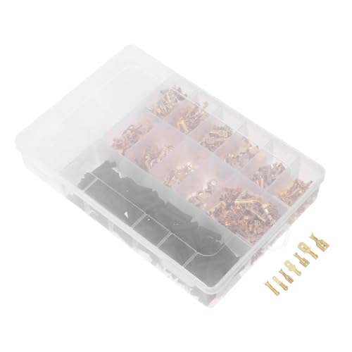 Kit Connecteurs à Sertir PLAFOPE 1050 Pièces en Laiton Mâle Femelle pour Câblage Auto