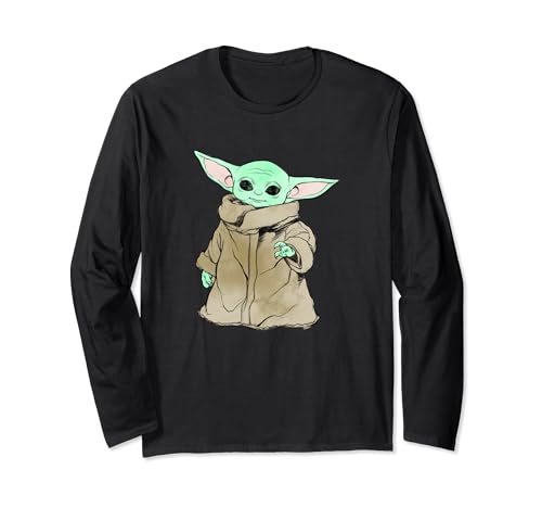 Star Wars The Mandalorian Sketch Child Long Sleeve T-Shirt