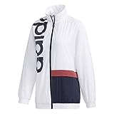 Ajuste holgado adidas New Authentic Track Chaqueta, Blanco, S para Mujer