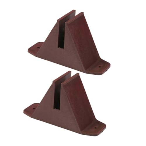 YARNOW 2 Triangulares De Plástico para Valla De Jardín Estabilidad Antivuelco Instalación