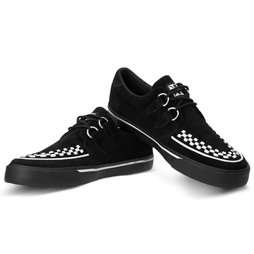 Image of TUK Suede Creeper Sneaker Shoes for Women and Men, D Ring Lace Up Shoes