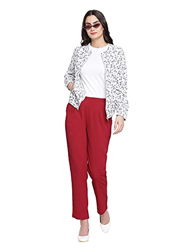 Image of oxolloxo Vellic Zig Zag Print Women Pants