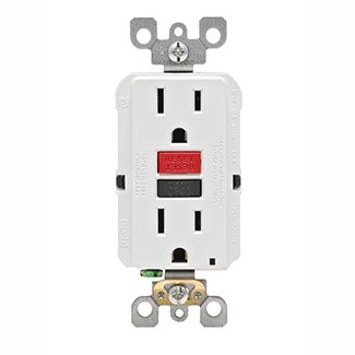 Leviton R72-GFNT1-0RW 15 Amp White SmartlockPro Self-Test GFCI