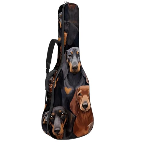 Sac de transport pour guitare avec couche de protection antichoc et étanche