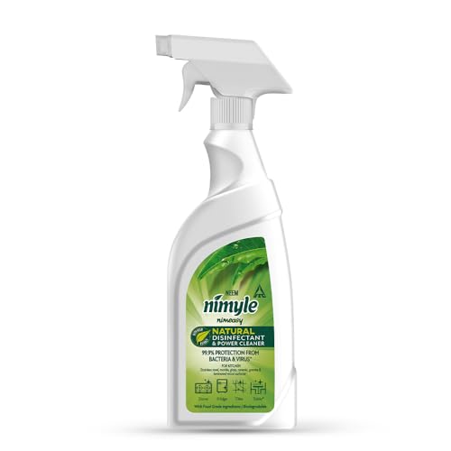 Nimyle Natural Power Kitchen Cleaner Spray, Suitable for all Kitchen Surfaces, Stoves, Chimney, Counter Top, Appliances, Biodegradable & Natural, 99.9% Protection from Bacteria