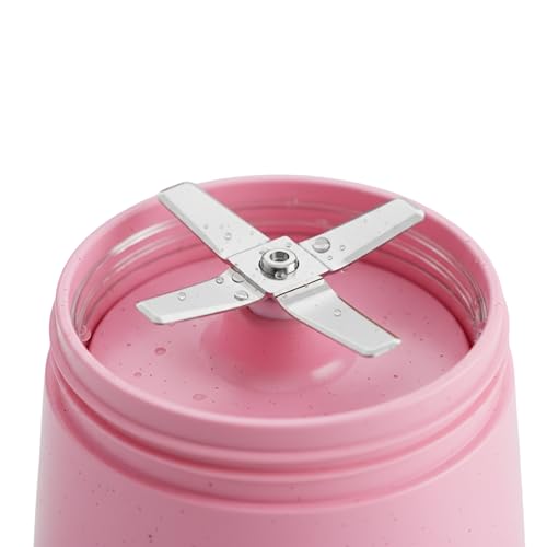 Image of 6 Blade Portable Electric Mini USB Bottle Juicer Blender, Rechargeable Hand Juicer, Fruit Juice Maker Portable Blender For Smoothie And Juices