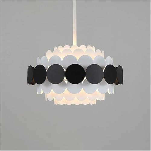 Lampe suspendue salle à manger contemporaine à 6 lumières pour repas chaleureux