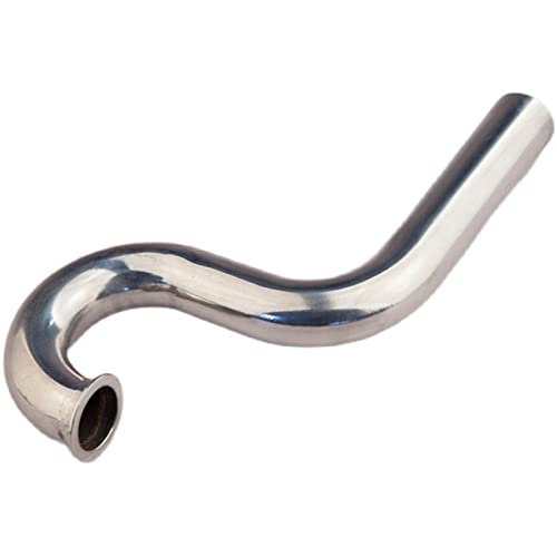 DingMotuo Stainless Steel S Bent Exhaust Pipe 22mm Connecting Tube For RC Gasoline Boat Model 26CC Engine