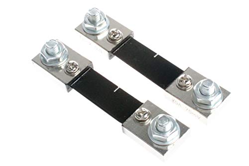 Image of NOYITO 75 Amps 75mV Metal Shunt Resistor External Shunt for Current Ammeter Analog Panel Meter (Pack of 2)