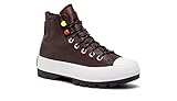 Converse Winter Lugged Hi Gore-TEX Chuck Taylor Women's Boots, Dark Root/White/Black, 7 US