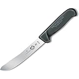 Victorinox Butcher Skinning & Fishing Stiff Narrow Fibrox Pro Handle, 6', Black