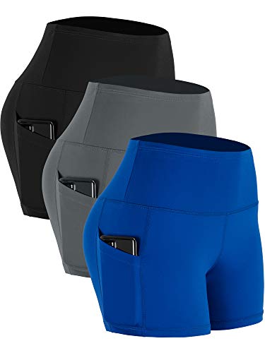 Image of CADMUS Women's 5 inch /2 inch High Waist Stretch Athletic Workout Shorts with Pocket