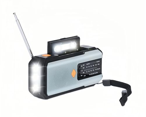 5000mAh Emergency Hand Crank Solar Weather Radio 5000mAh Emergency Hand Crank Solar Weather Radio