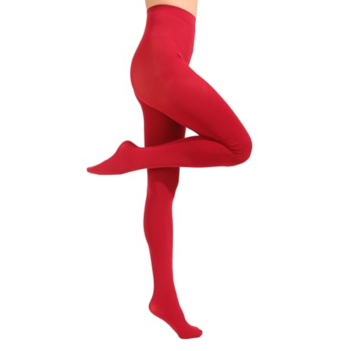 Image of Paralinda 2 Pairs Women's Solid Color Tights 80D, Soft Opaque Microfiber Tights